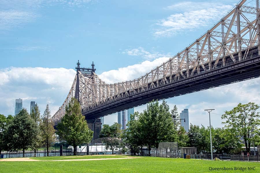 The Ed Koch Queensboro Bridge, a cantilever bridge in New York City